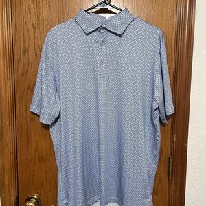 Tailorbyrd Light Blue Large Golf Polo